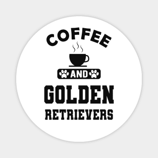 Golden Retriever - Coffee and golden retrievers Magnet